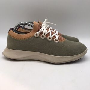 Allbirds Wool Dasher Mizzle Sneakers Women's 11 Green Orange Waterproof Shoes